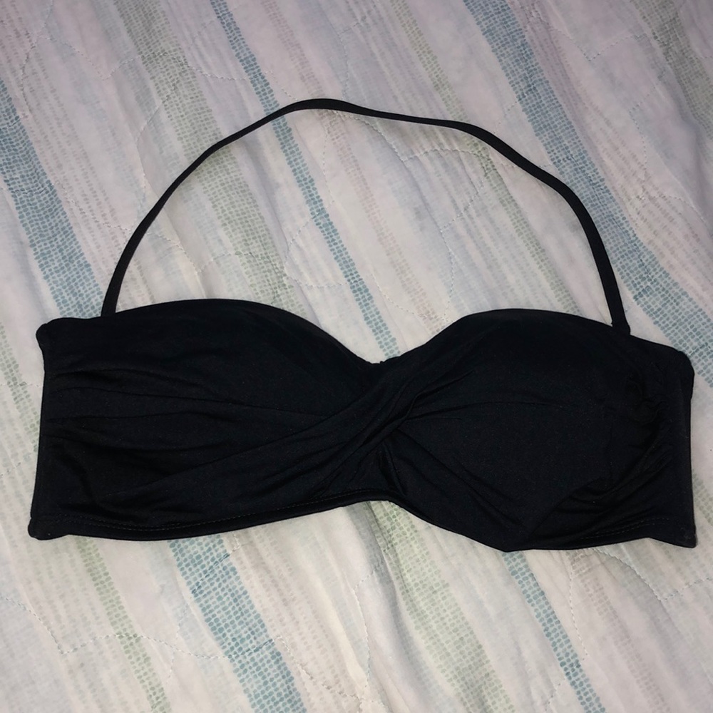 Black bikini top